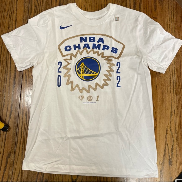 Golden State Warriors Nike 2022 NBA Finals Champion Roster T Shirt Size L XL XXL - Picture 5 of 5